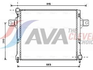 JEA2064 AVA Радиатор основной